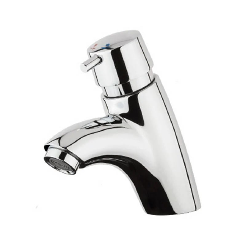 MISCELATORE LAVABO TEMPORIZZATO COASSIALE CON REGOLAZIONE TEMPO MCM