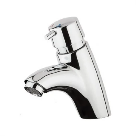 MISCELATORE LAVABO TEMPORIZZATO COASSIALE CON REGOLAZIONE TEMPO MCM