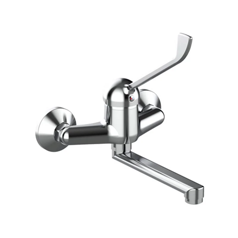 TEN MISCELATORE MONOCOMANDO LAVELLO A MURO CON LEVA CLINICA TIEMME