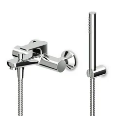 WIND MONOCOMANDO VASCA-DOCCIA ESTERNO C/ACCESSORI ZUCCHETTI