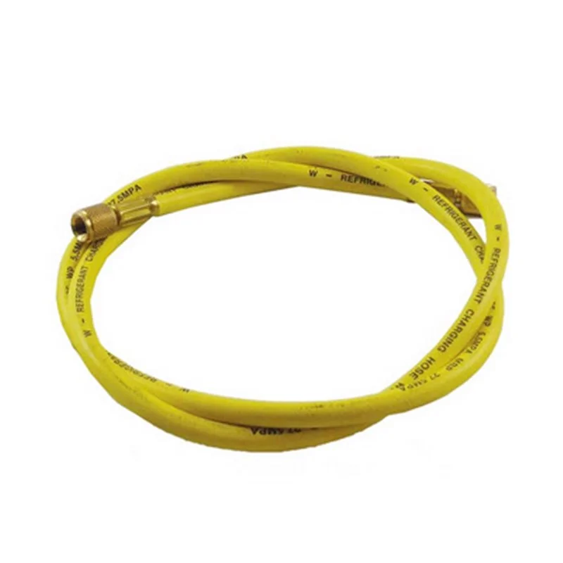 TUBO FLESSIBILE FRUSTA DI VUOTO E CARICA BASIC LINE GIALLO 1/4"X1/4"