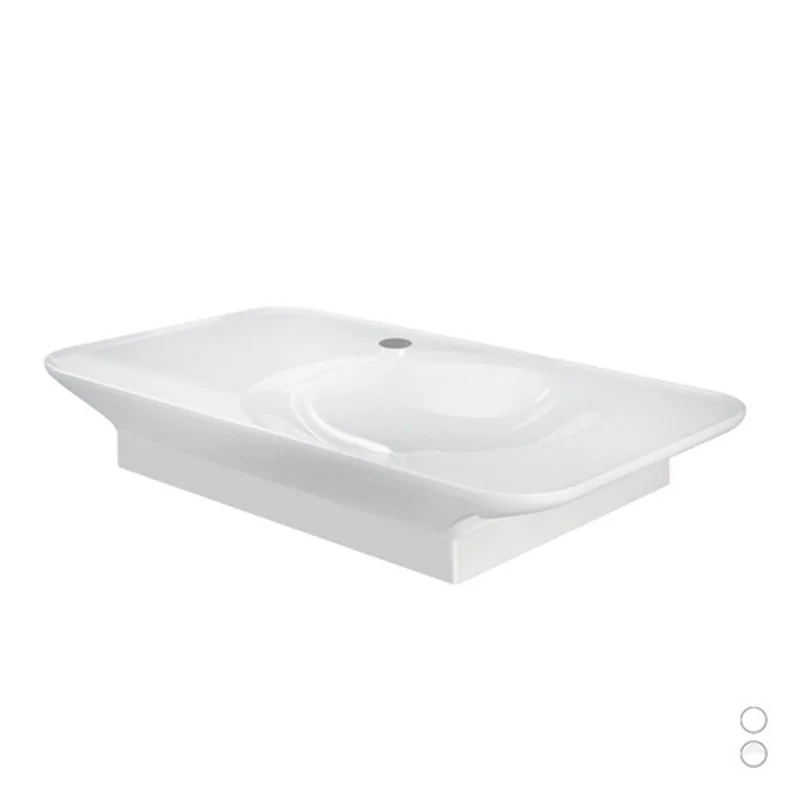 LAVABO SOSPESO VALET DA 92 CM RIPIANO A SX