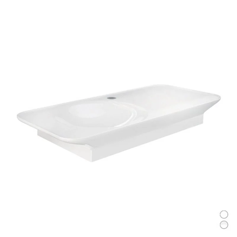 LAVABO SOSPESO VALET DA 112 CM RIPIANO A DX