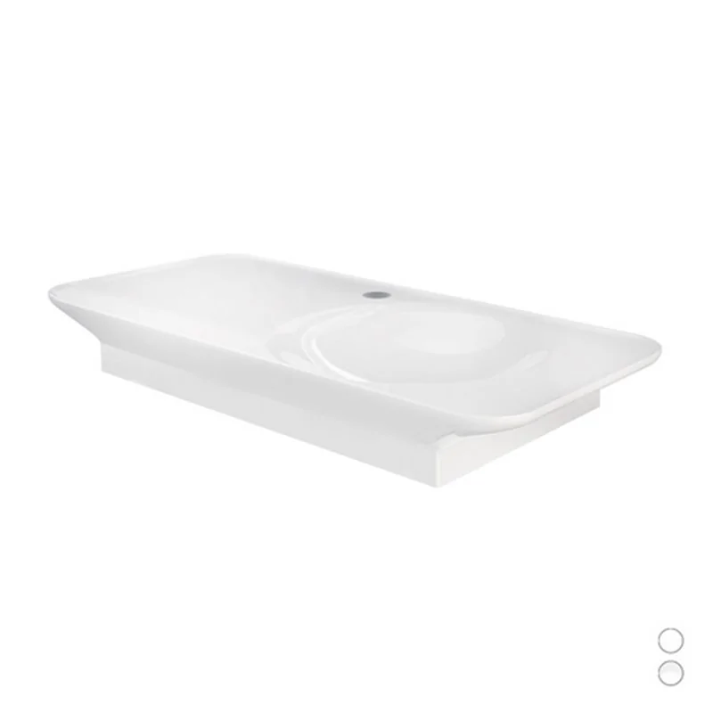 LAVABO SOSPESO VALET DA 112 CM RIPIANO A SX