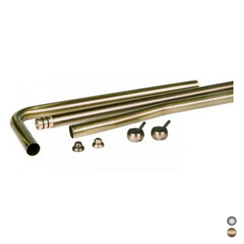 CACCIATA WC OTTONE PER CASSETTA ALTA ANTICHIZZATA