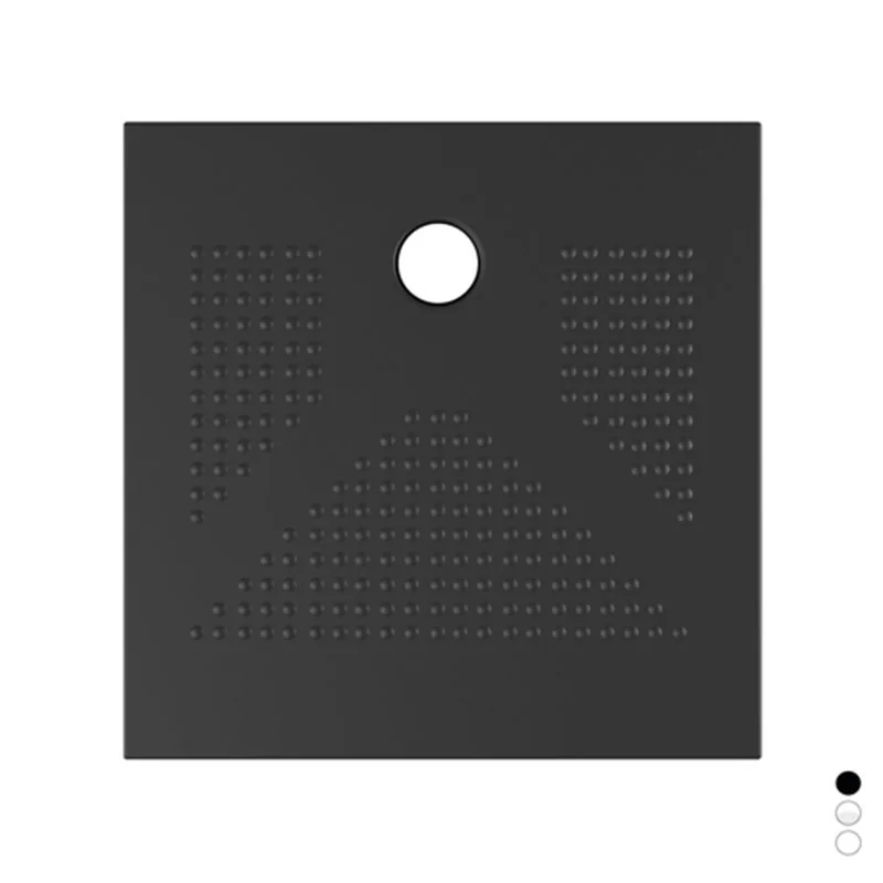 PIATTO DOCCIA H MM 36 QUADRATO IN CERAMICA