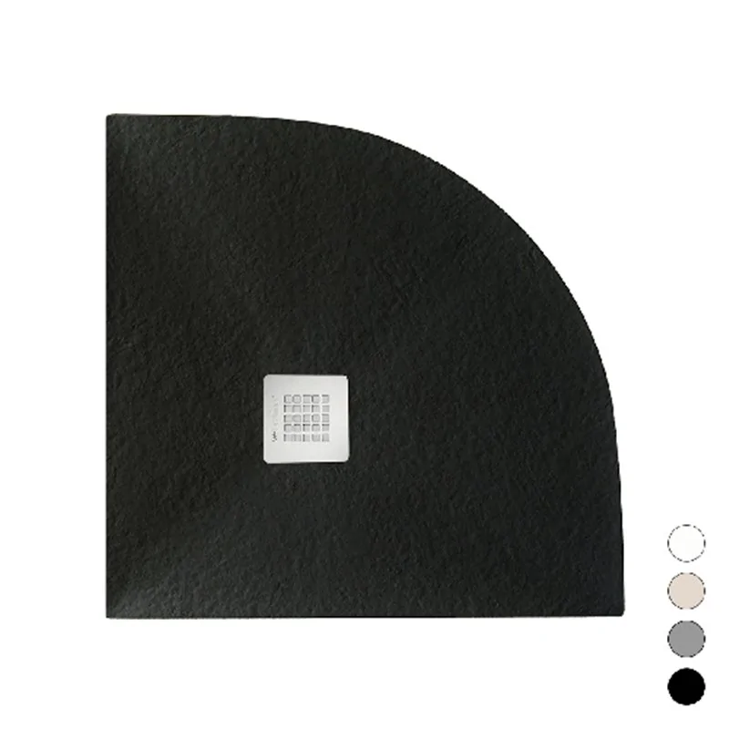 PIATTO DOCCIA EFFETTO PIETRA H MM 24 MODELLO SERENITY ANGOLARE