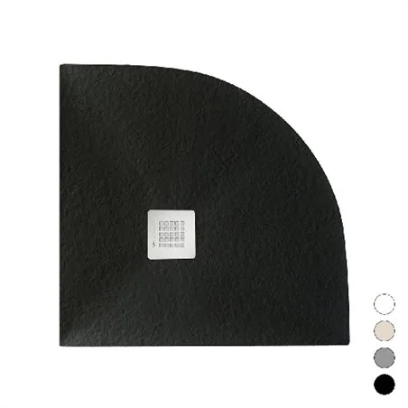 PIATTO DOCCIA EFFETTO PIETRA H MM 24 MODELLO SERENITY ANGOLARE