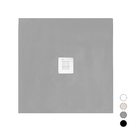 PIATTO DOCCIA EFFETTO PIETRA H MM 24 MODELLO SERENITY QUADRATO