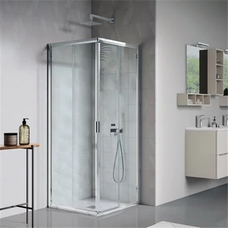 BOX DOCCIA 2 LATI CRISTALLO 4 MM AMERICA QUATTRO