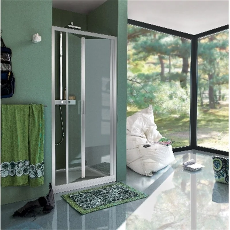 PORTA DOCCIA A LIBRO CRISTALLO 6 MM CEE ART