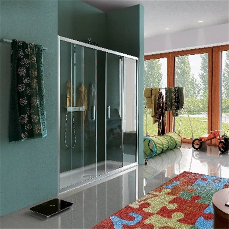 NICCHIA DOCCIA SCORREVOLE A 4 ANTE CRISTALLO 6MM CEE ART