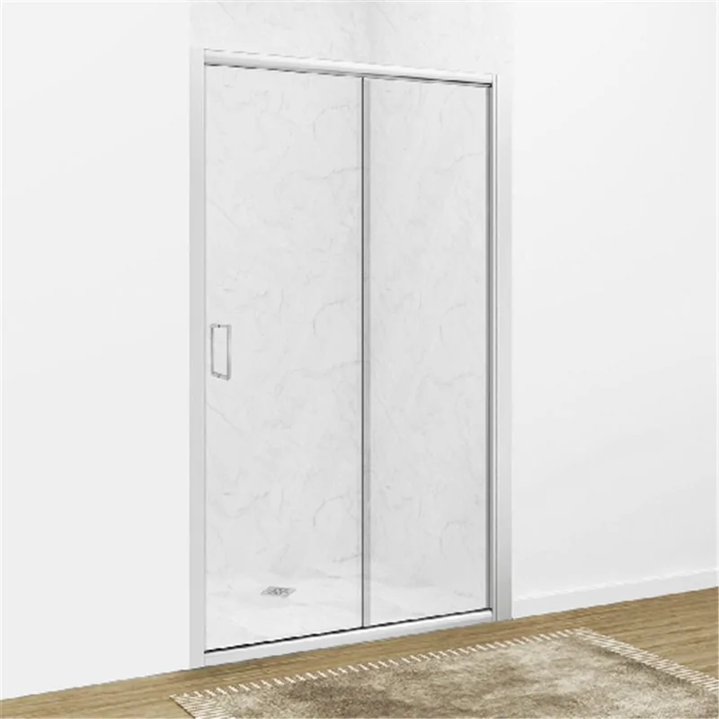 NICCHIA DOCCIA SCORREVOLE 2 ANTE CRISTALLO MM 6 LINEA ESSENTIAL