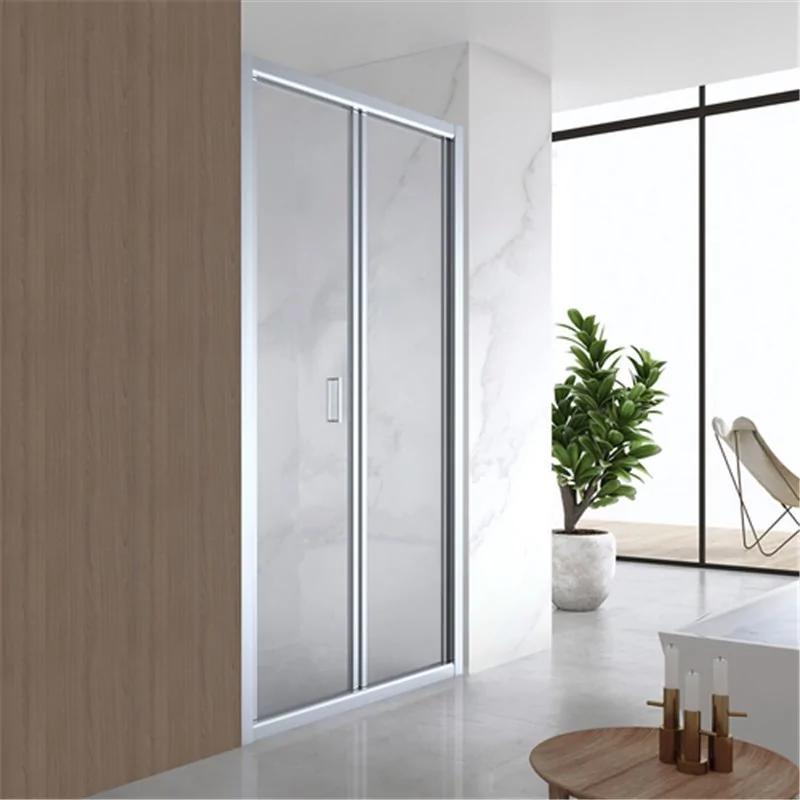 PORTA DOCCIA A LIBRO IN CRISTALLO MM 6 LINEA ESSENTIAL