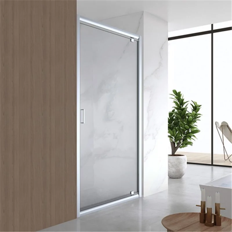 PORTA DOCCIA PIVOTANTE IN CRISTALLO MM 6 LINEA ESSENTIAL