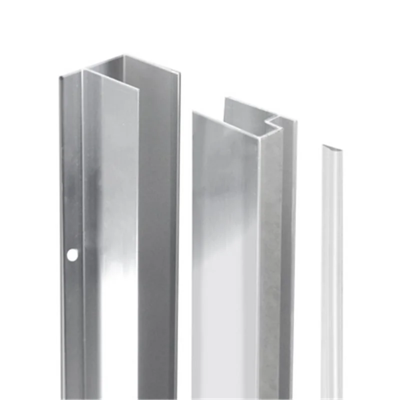 COPPIA PROFILI PER FISSAGGIO A MURO PER WALK-IN ESSENTIAL