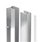 COPPIA PROFILI PER FISSAGGIO A MURO PER WALK-IN ESSENTIAL