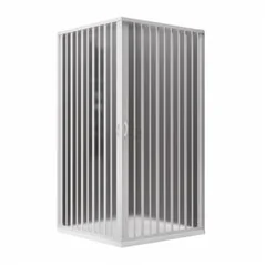 BOX DOCCIA 2 LATI A SOFFIETTO RIDUCIBILE IN PVC MODELLO ROSY LINEA PLISSE'