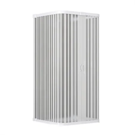 BOX DOCCIA 2 LATI A SOFFIETTO RIDUCIBILE IN PVC MODELLO ROSY LINEA PLISSE'