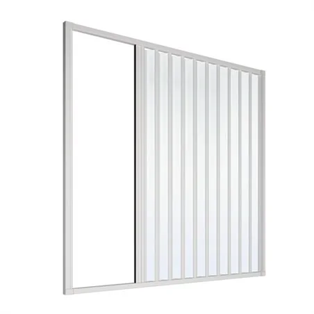 BOX VASCA A SOFFIETTO RIDUCIBILE 1 LATO IN PVC MODELLO LUX