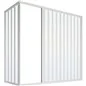 BOX VASCA A SOFFIETTO 2 LATI RIDUCIBILE IN PVC MODELLO MERY LUX
