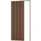 PORTA D'ARREDO PER INTERNO A SOFFIETTO PVC NOCE