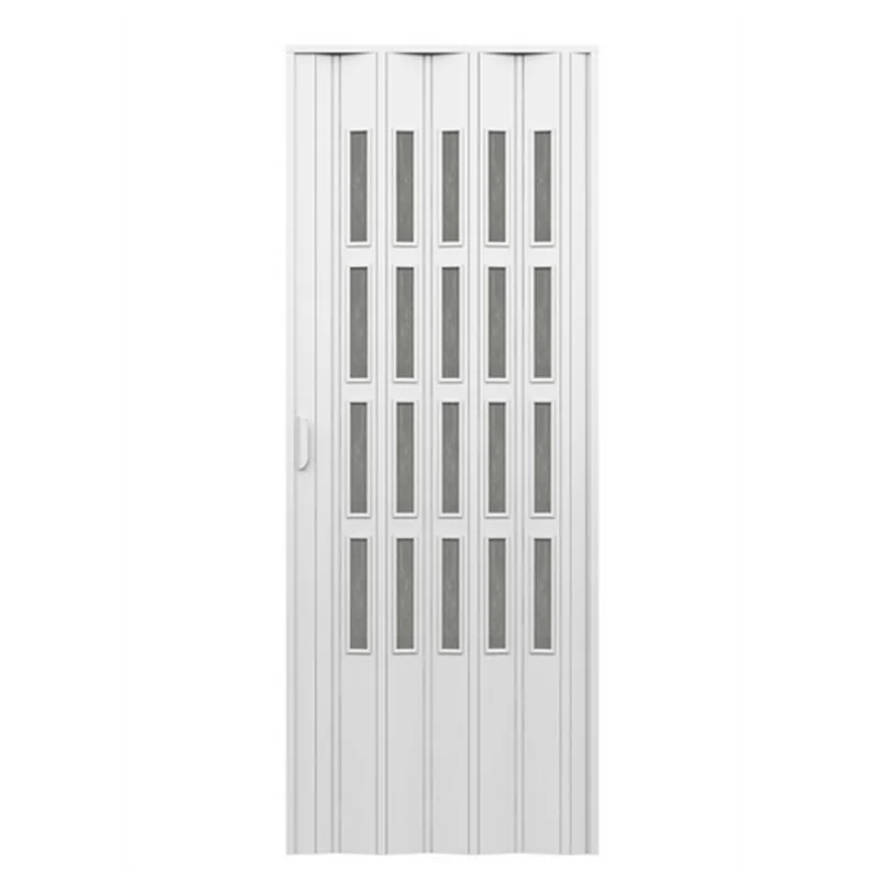 PORTA D'ARREDO PER INTERNO A SOFFIETTO CON VETRO NIAGARA FUME'