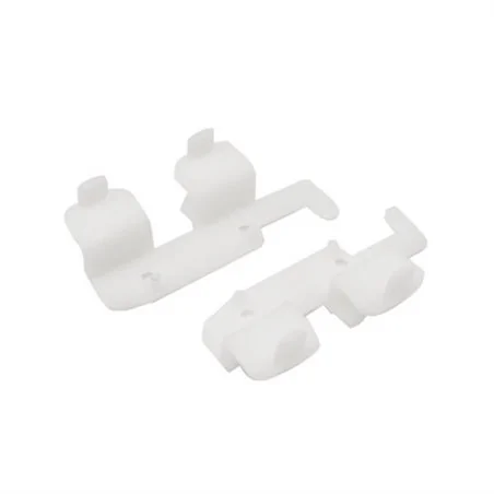 2 PZ ACCESSORI DI SCORRIMENTO DOPPIO PER PROFILO PORTA PER BOX DOCCIA IN PVC LUX