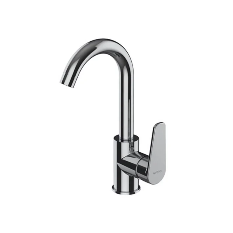 MISCELATORE LAVABO CANNA TONDA SERIE SMERALDO