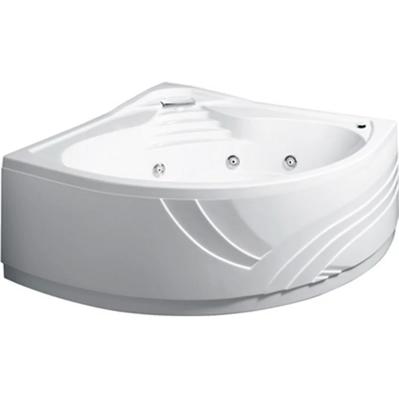 VASCA ANGOLARE CON IDROMASSAGGIO E PANNELLO MODELLO CIPRO