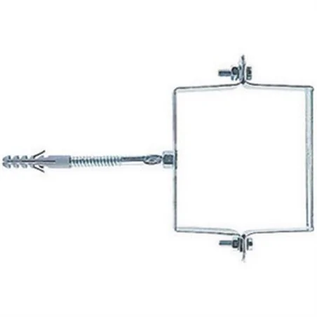 COLLARE PER PLUVIALI QUADRATI FISCHER IN ACCIAIO ZINCATO