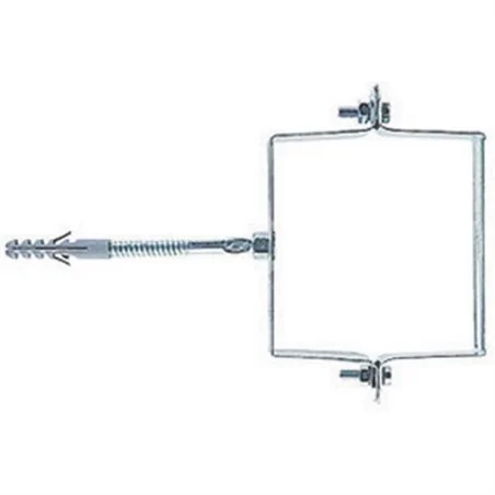 COLLARE PER PLUVIALI QUADRATI FISCHER IN ACCIAIO PRE-VERNICIATO TESTA DI MORO