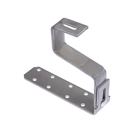 STAFFA CON GANCIO REGOLABILE PER COPERTURE IN COPPI GCA2