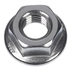 DADI ESAGONALI FLANGIATI MU F IN ACCIAIO INOX CFZ 100 PZ