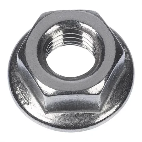 DADI ESAGONALI FLANGIATI MU F IN ACCIAIO INOX CFZ 100 PZ