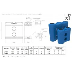 SERBATOIO IN POLIETILENE FUORI TERRA MODELLO JOLLY ROTOTEC