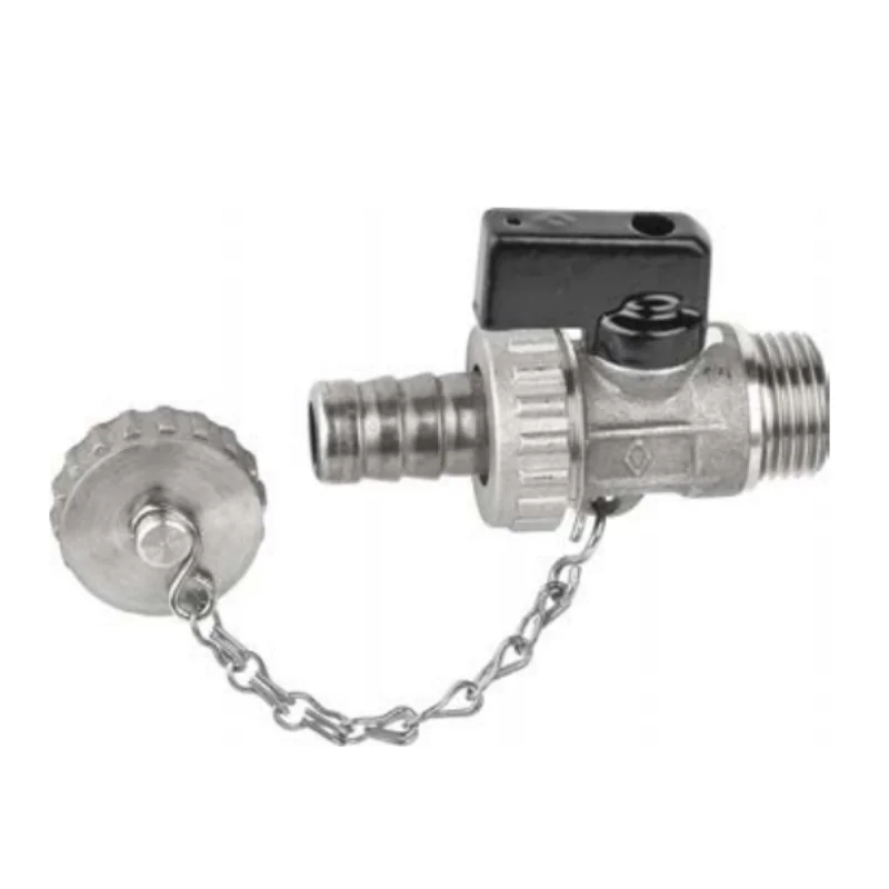 RUBINETTO SCARICO CALDAIA LEVA ALLUMINIO BUGATTI