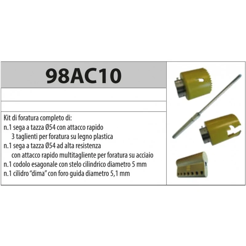 MOTTURA 98AC10 KIT INSTALLAZIONE DEFENDER MECCANICI