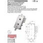copy of MOTTURA 898595/8WQ SERRATURA RICAMBIO DIERRE DOPPIO CILINDRO