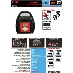 CAR START BOOSTER START BOOSTER P10 12V 2000A LEMANIA ENERGY