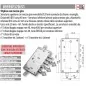 MOTTURA 89595F37/1 SERRATURA MULTIFUNZIONE A DOPPIA MAPPA RICAMBIO FARCOM