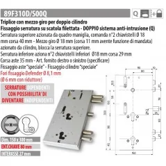 MOTTURA 89F310/00 SERRATURA RICAMBIO FERBONA