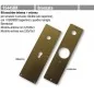 MOTTURA 95445BR KIT MOSTRINE PER SERRATURA MULTIFUNZIONE FERBONA