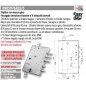 MOTTURA 89R597GRL SERRATURA MULTIFUNZIONE RICAMBIO GARDESA AD APPLICARE