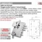 MOTTURA 89KR587GR SERRATURA MULTIFUNZIONE RICAMBIO GARDESA AD APPLICARE