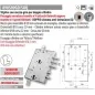 MOTTURA 898589G/U SERRATURA MULTIFUNZIONE RICAMBIO GARDESA AD APPLICARE