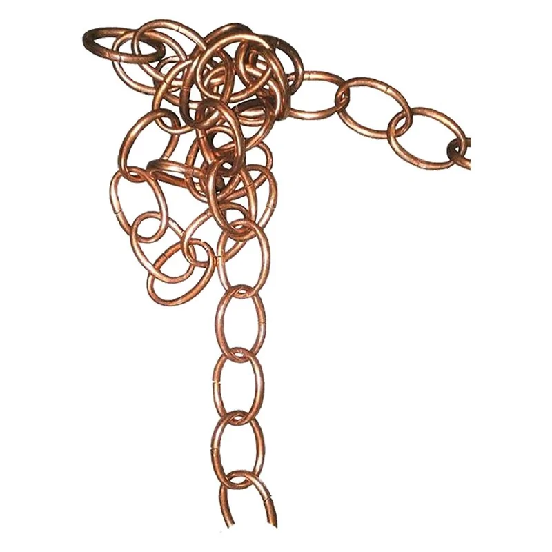 CATENA ORNAMENTALE OVALE BRONZATA