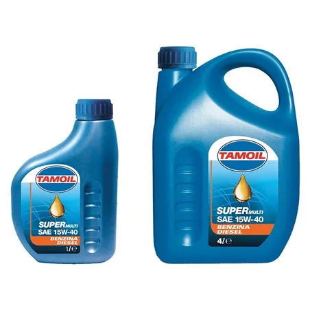 OLIO MOTORE TAMOIL SUPERMULTI' 15W40 LT 1