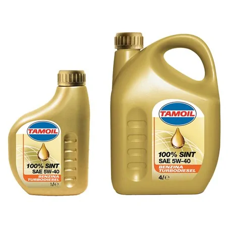 OLIO MOTORE AUTO TAMOIL 100% SINT 5W40 LT 1