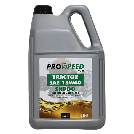 OLIO LUBRIFICANTE PER MACCHINE AGRICOLE 'TRACTOR' 15W40 LT 5